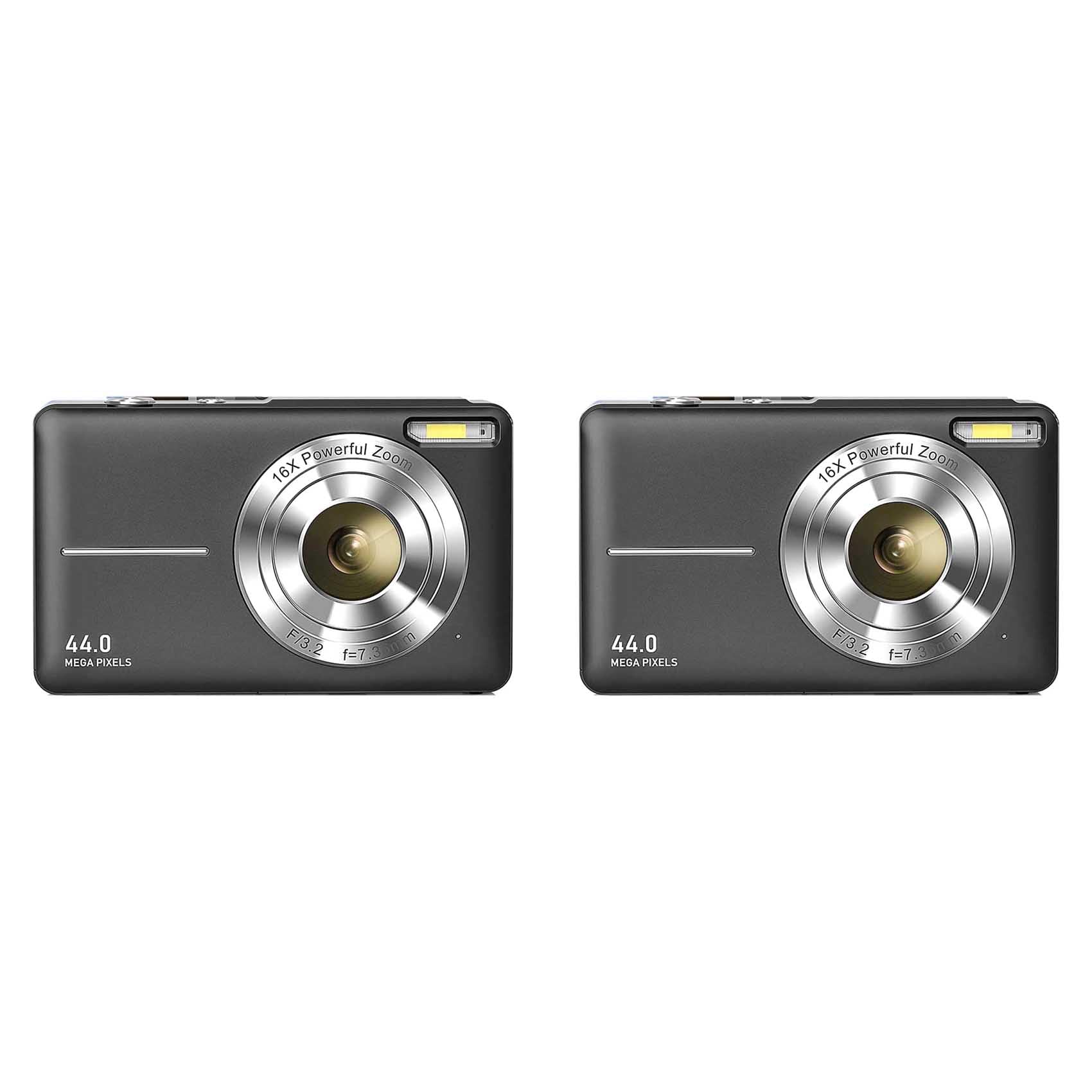 2X 1080P HD Digital Camera 44MP - Compact 2.4
