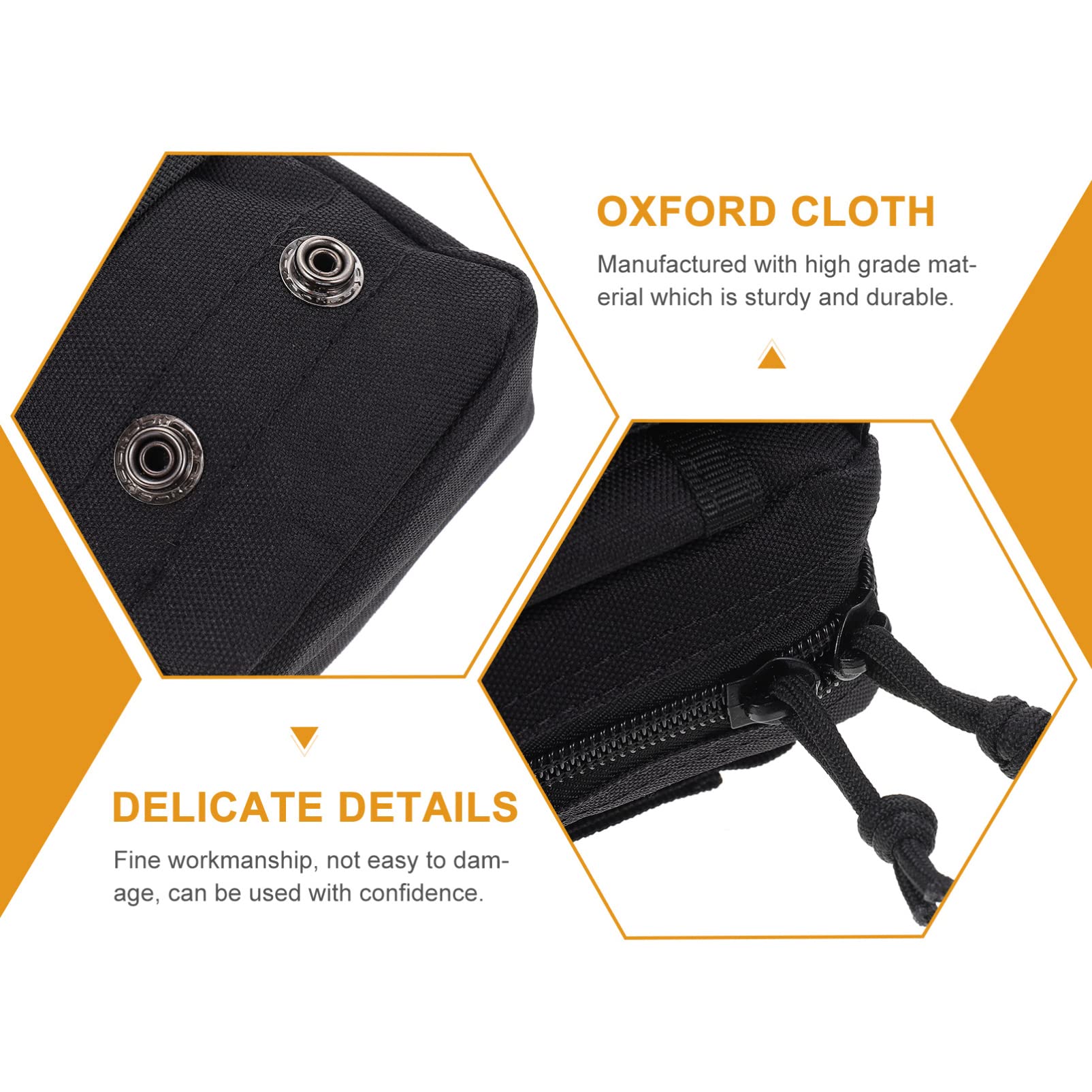 Luxshiny Tactical Belt Pouch - Durable Cell Phone Holster Waist Bag for Men & Women - Perfect for Outdoor, Hiking, Running & Duty Use - Small Utility Pouch for Phone, Keys & Essentials