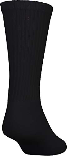 Bulk Crew Socks for Men & Women - Soft Cotton Athletic Socks, Multi-Pack Wholesale (6/12/24 Pairs) - Perfect for Sports, Gym, Work & Everyday Wear