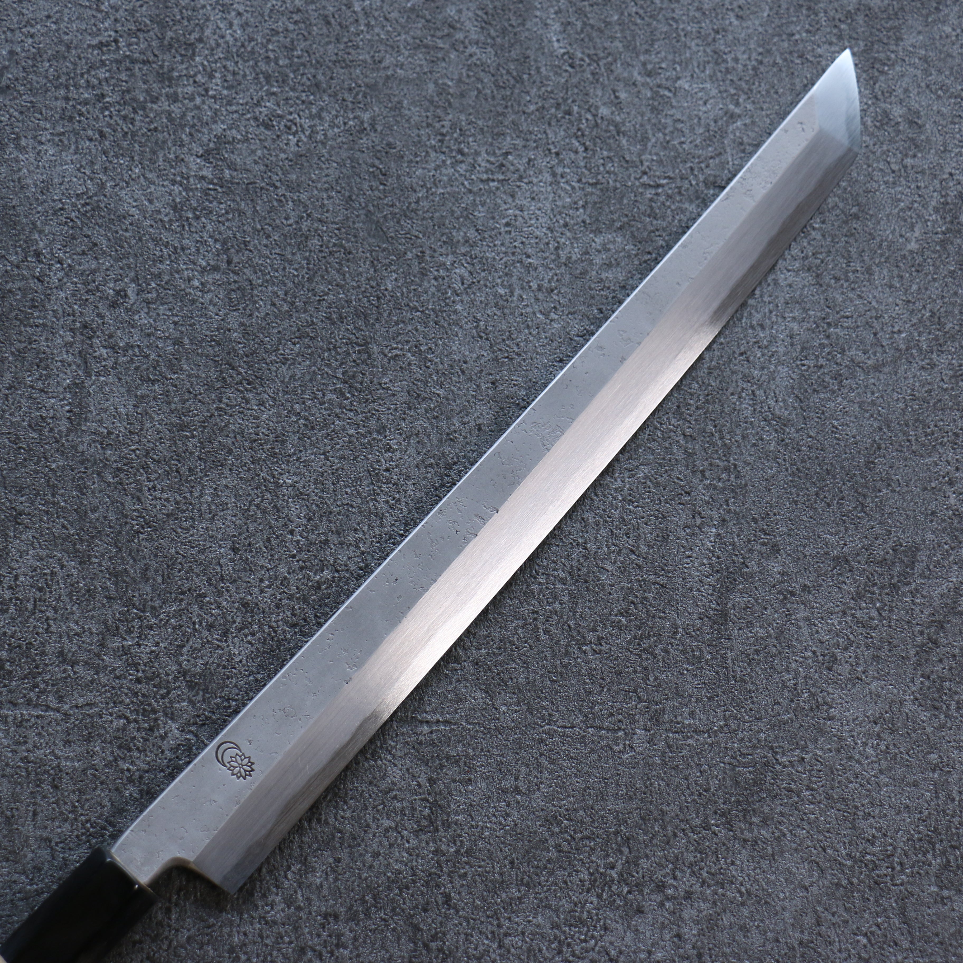 Premium Kikuzuki White Steel No.2 Nashiji Sakimaru Takohiki 270mm Japanese Chef Knife with Magnolia Wood Handle - Perfect for Sushi, Sashimi & Precision Cutting