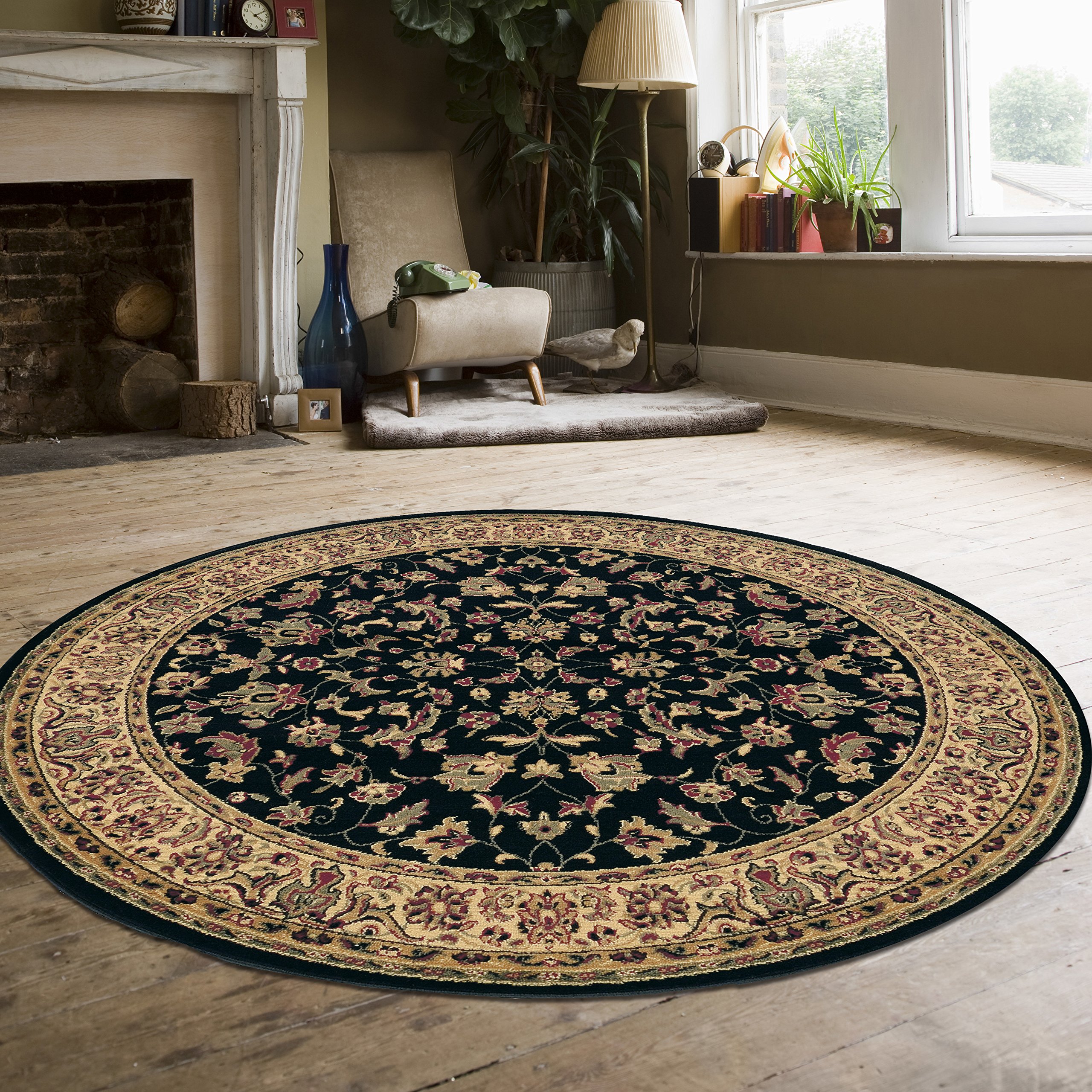 Premium Black Décor Direct Area Rug 7'9