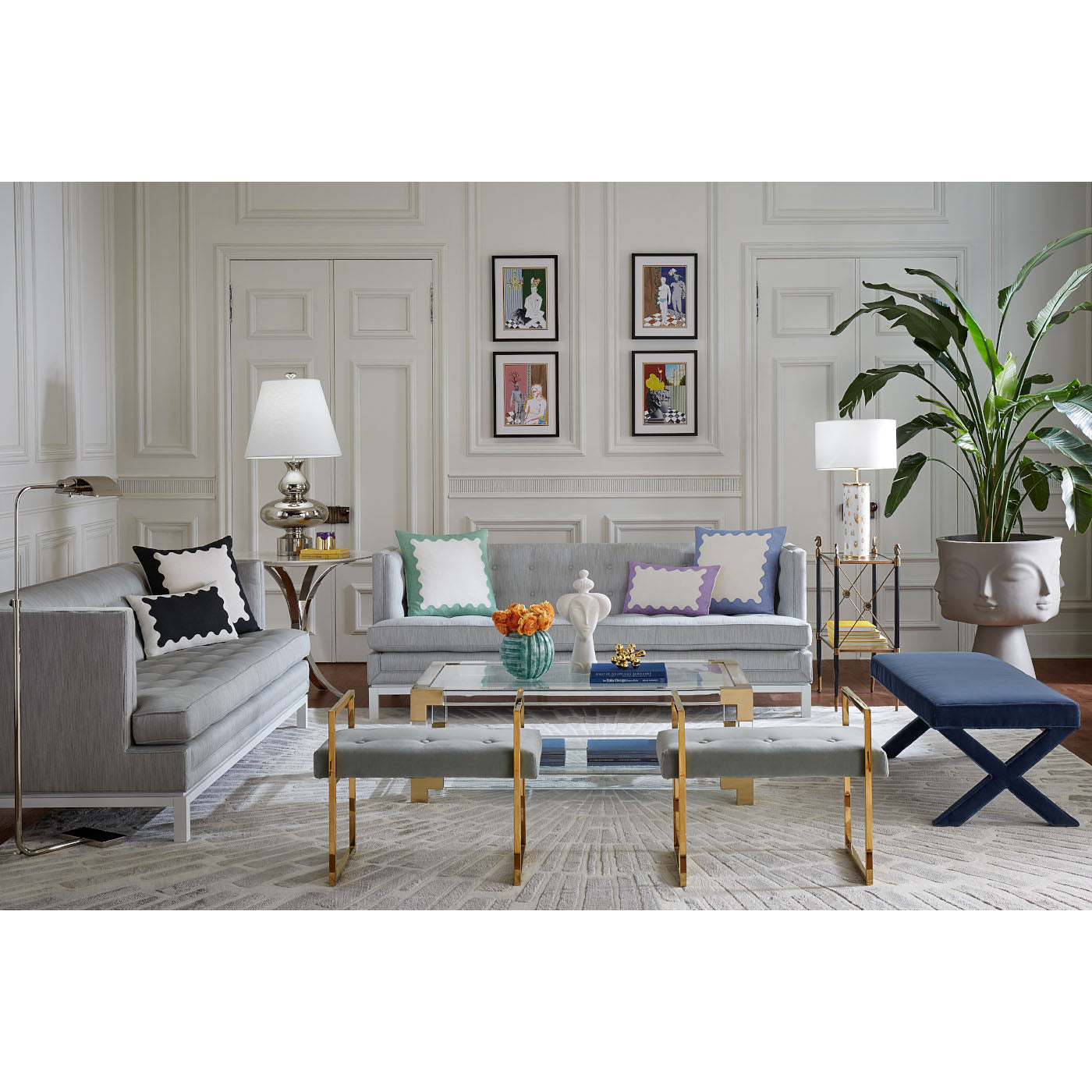 Beaumont Bench 5 - Modern Wooden Bench for Living Room, Bedroom & Entryway - Sturdy & Stylish Home Furniture for Indoor Decor