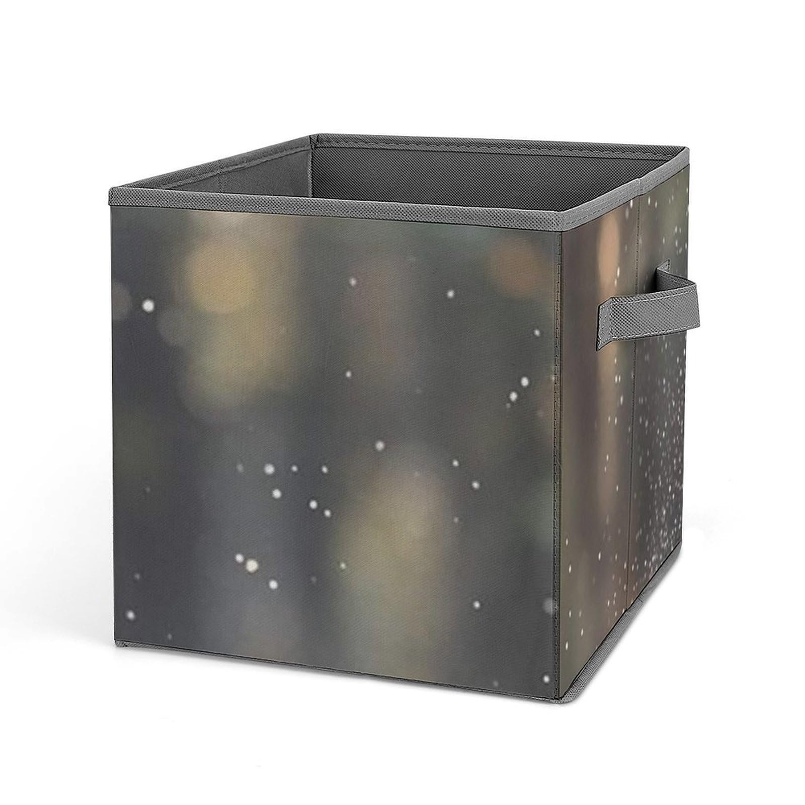 Large Collapsible Storage Bins with Handles - 10.6x10.6x10.6 Inch Foldable Closet Organizer Cubes for Home, Office & Pet Supplies | Perfect for German Shepherd Dog Toys, Seasonal Clothes & Household Organization