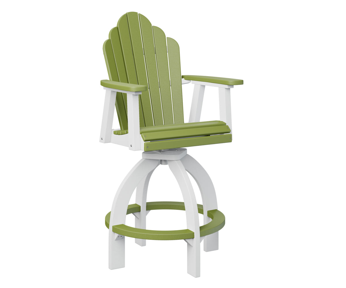 Kiwi Green on White