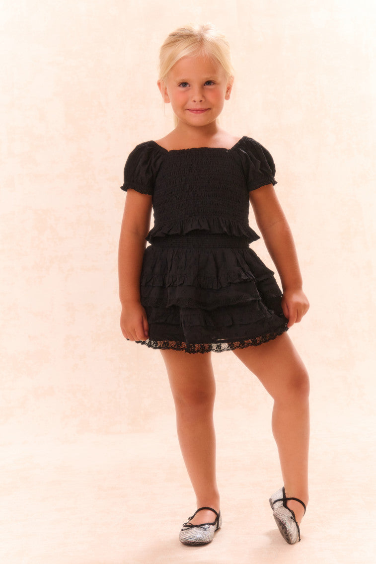 Billie Cotton Mini Skirt for Girls - Cute & Comfortable Summer Skirt for Casual Wear, School, and Playdates