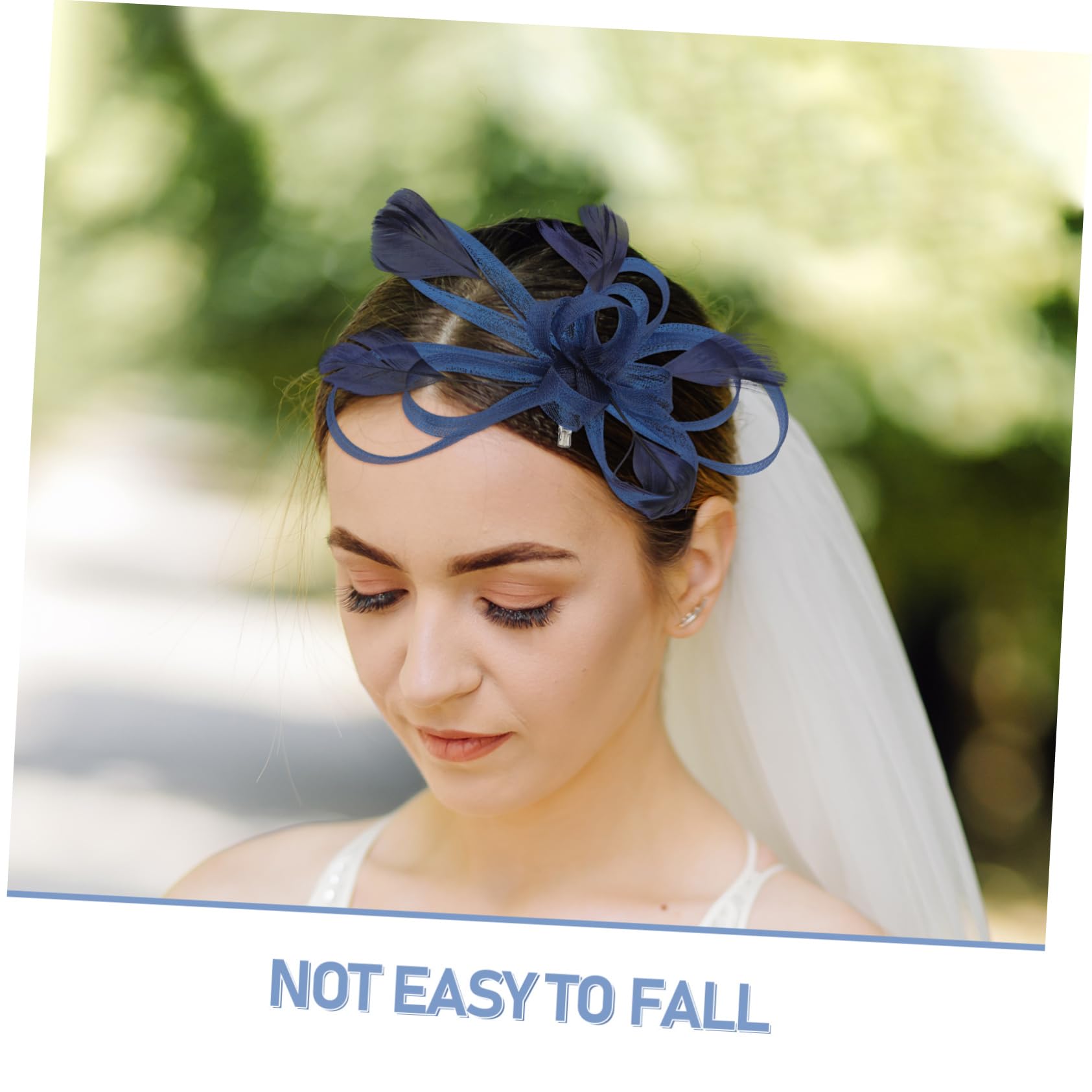 Elegant Blue Bridal Hair Clips - Wedding Fascinator Hair Accessories for Women (Blue) | Perfect for Bridal Showers, Weddings & Special Occasions