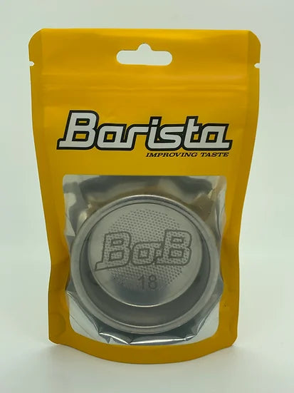 Premium BIT BoB 18 Basket Barista Coffee Filter - Enhances Flavor & Aroma - Perfect for Espresso Machines & Home Brewing