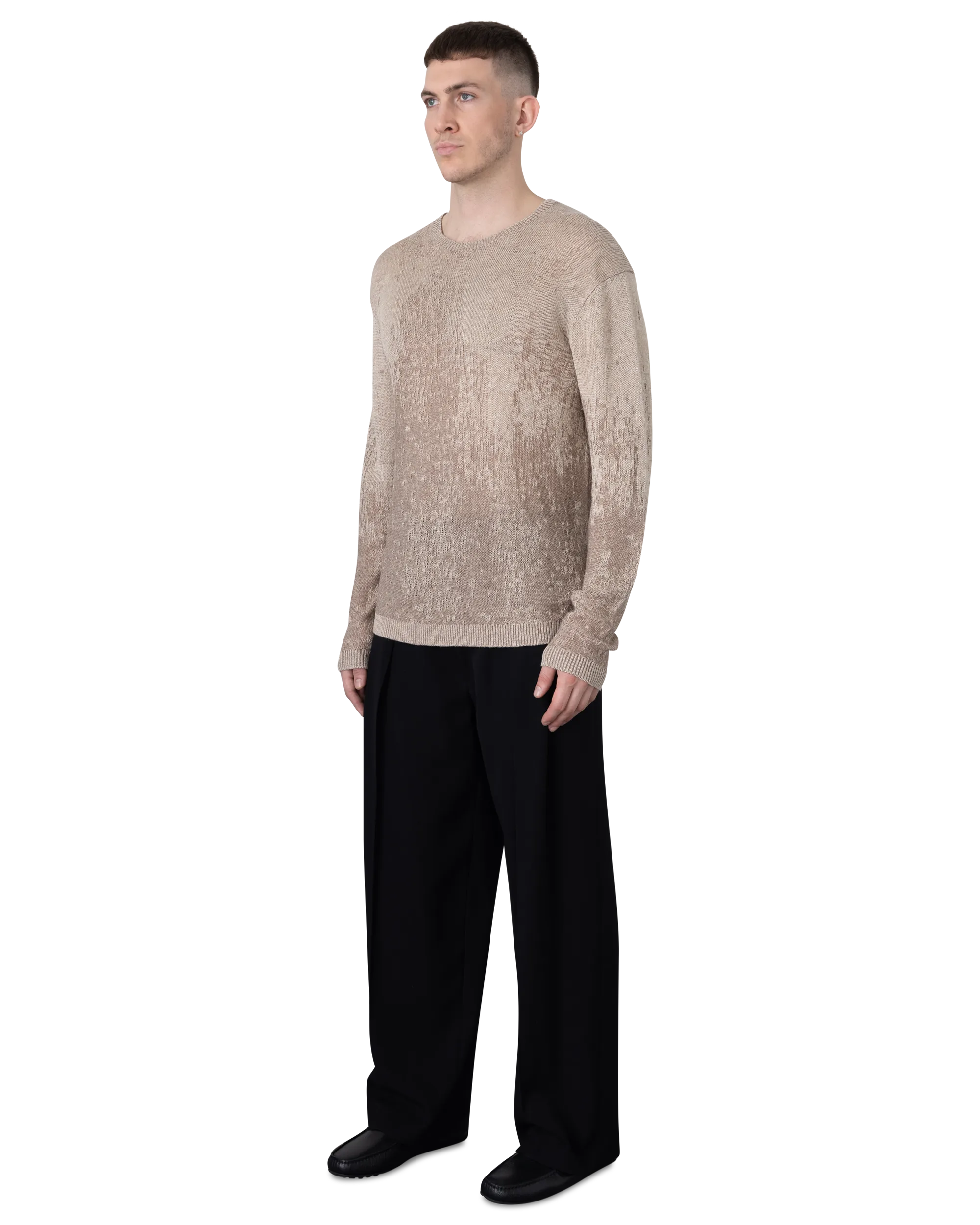 Claudio Crewneck Sweater for Men - Soft Cotton Knit Pullover - Casual Winter Warm Sweater for Everyday Wear & Outdoor Activities