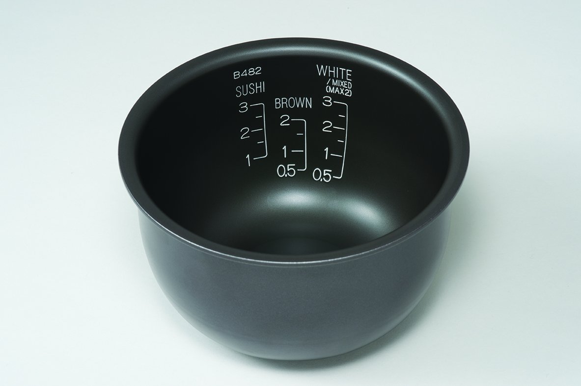 Zojirushi NS-LHC05 3-Cup Micom Rice Cooker & Warmer - Stainless Dark Brown | Perfect for Small Kitchens, Dorms & Office Lunch Prep