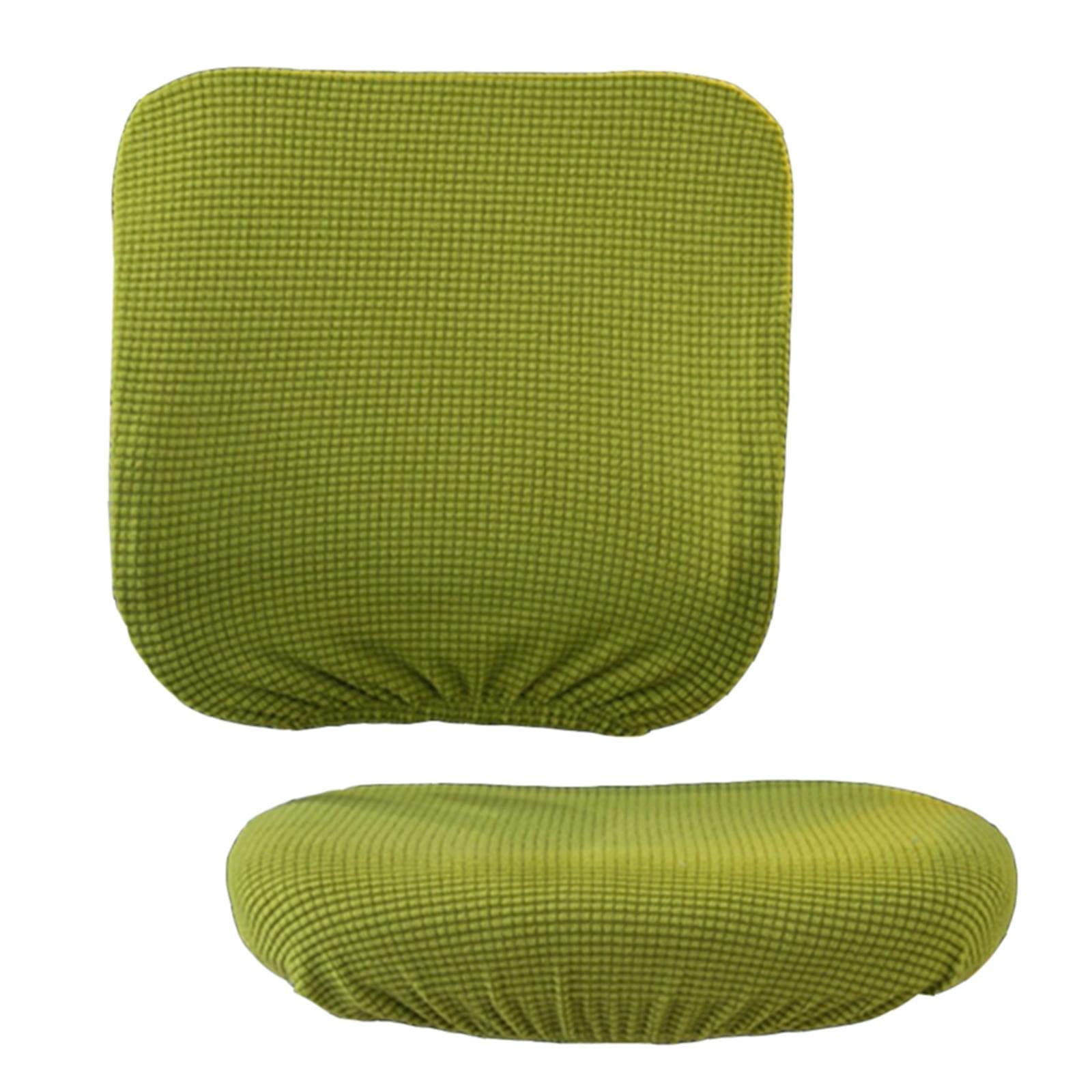 Flameer Split Style Removable Armchair Cover - Yellow Green Slipcover for Office Chairs, Gaming Chairs & Home Furniture (Perfect for Workspace, Gaming Setup & Living Room Decor)