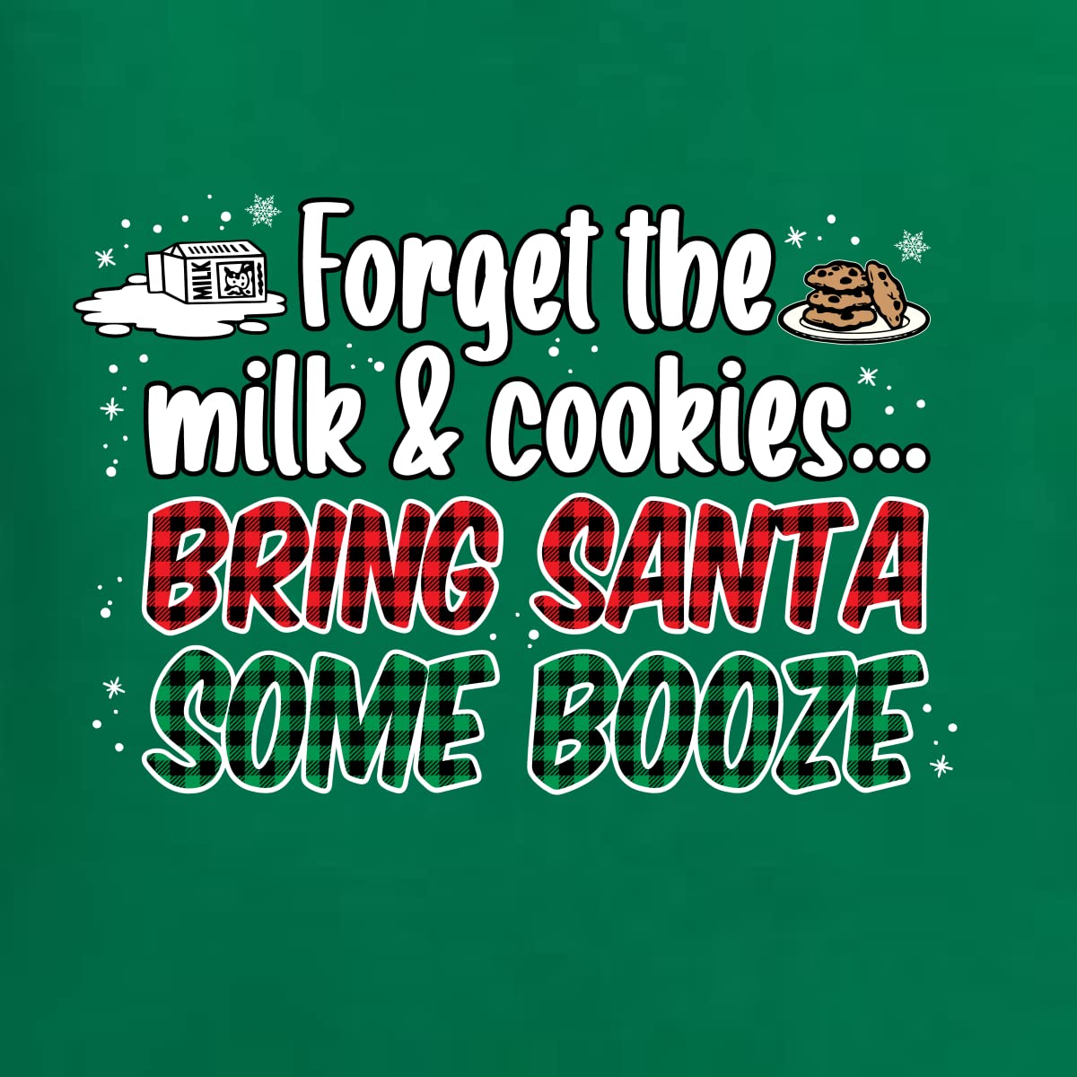 Wild Bobby Santa Booze Christmas Graphic Hoodie - Funny Unisex Sweatshirt for Holiday Parties & Gifts