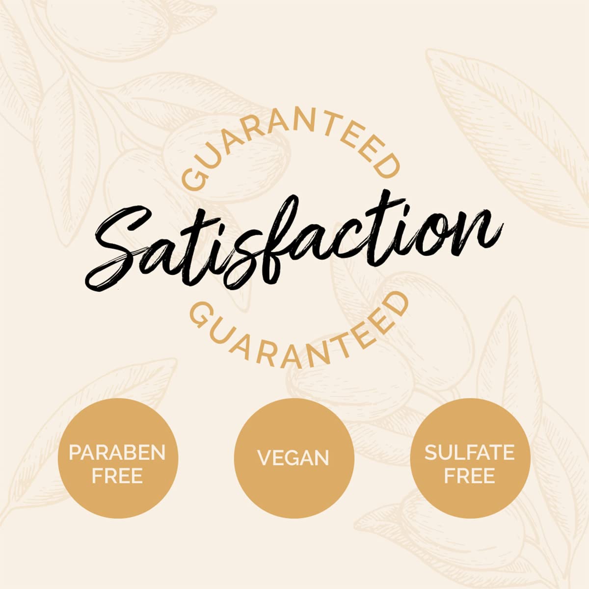 100% Pure Organic Moroccan Argan Oil for Hair, Skin & Beard Care - Cold Pressed Unscented Argan Oil - Natural Moisturizer for Dry Hair, Face, Nails & Cuticles - 2 Fl Oz - Perfect for Daily Hydration & Beauty Routine