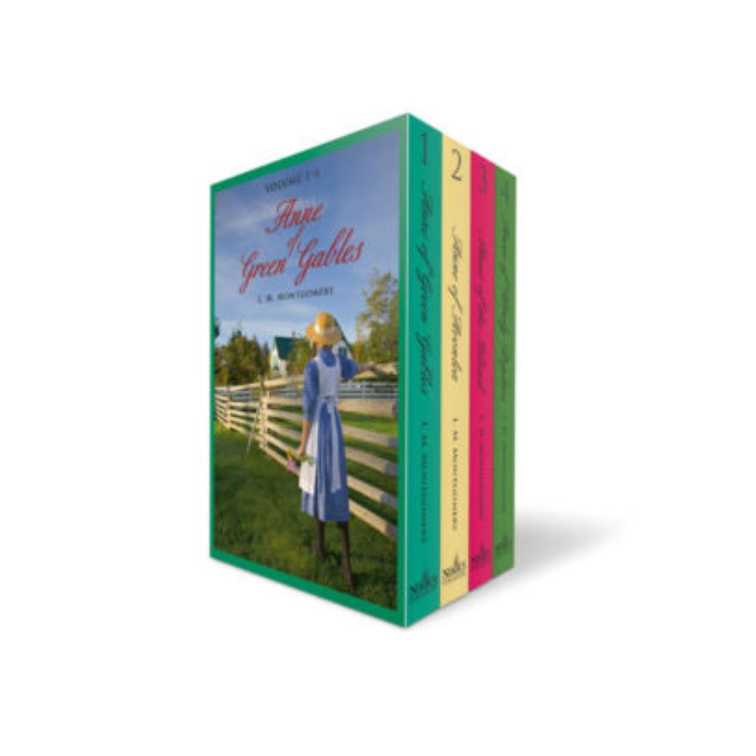 Anne of Green Gables Complete Book Series Box Set - Classic Children's Literature Collection for Reading, Gifts & Home Library Decoration