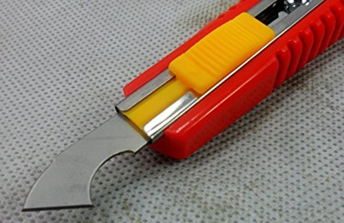 Premium Acrylic Plastic Fiber Sheet Cutter - Hook Knife with 2 Extra Blades (Assorted Colors) - Perfect for Crafting, Sign Making & DIY Projects