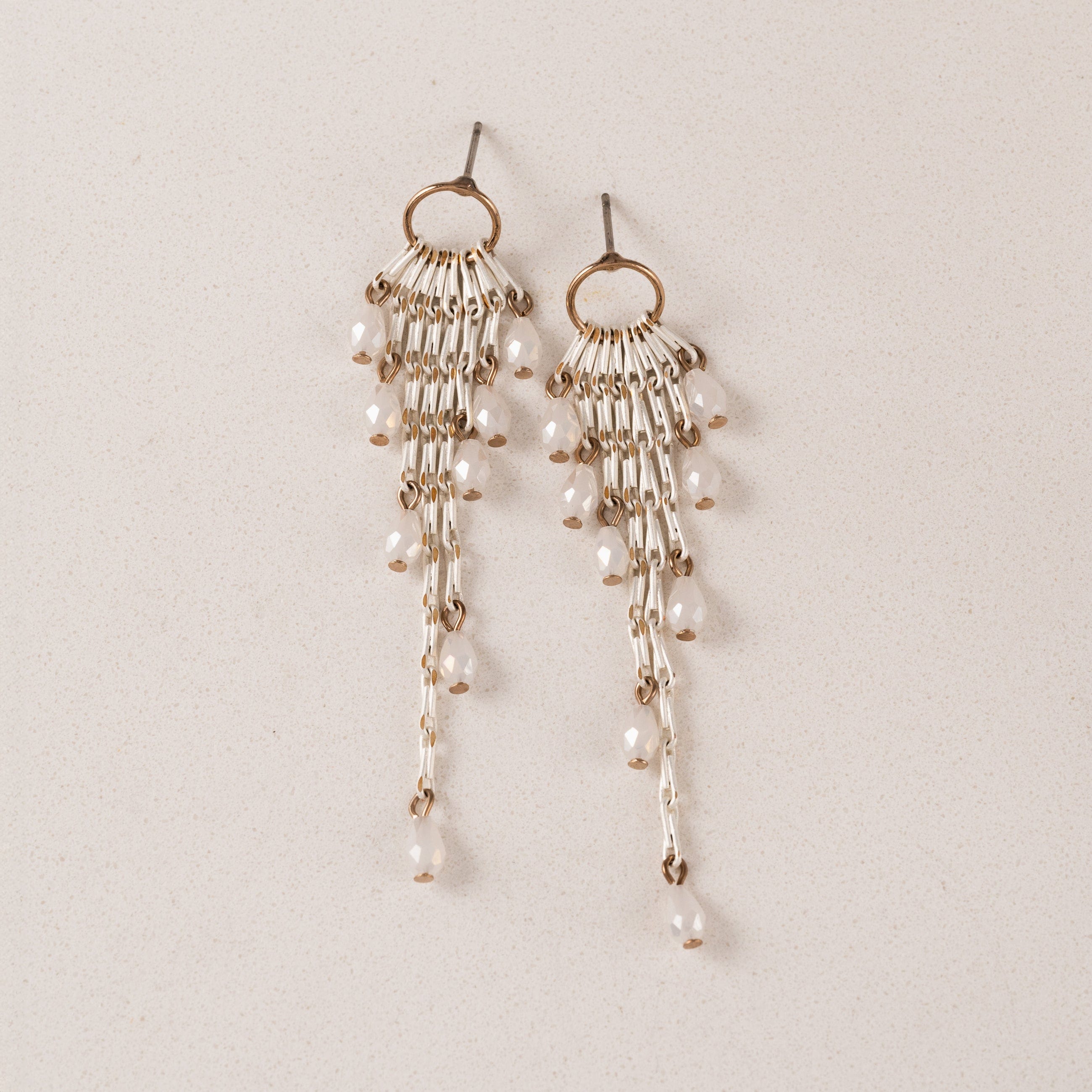 Elegant Cascade Drop Earrings for Women - Dainty Handmade Jewelry Gift for Wedding, Party & Special Occasions