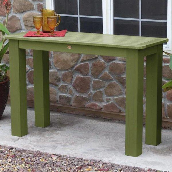 Outdoor Counter Height Sideboard Table - Durable Patio Bar Table for Entertaining, Dining & Outdoor Decor - Perfect for Backyard, Garden & Poolside Use