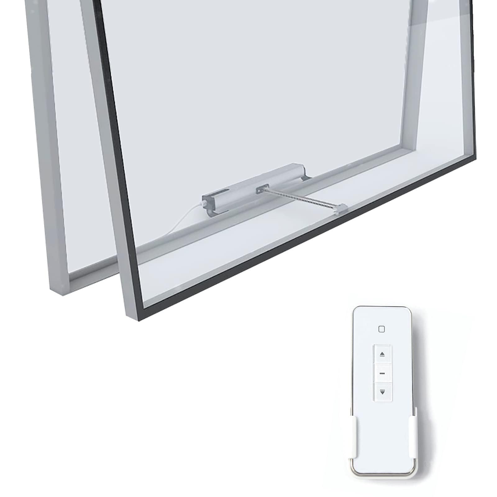 Olideauto 24V Electric Window Closer & Opener - DC24V/AC110V Motorized Window Actuator with Built-in Receiver & Adjustable Stroke (3.93-15.74 Inch) - Perfect for Smart Homes, Offices, and Automatic Window Systems