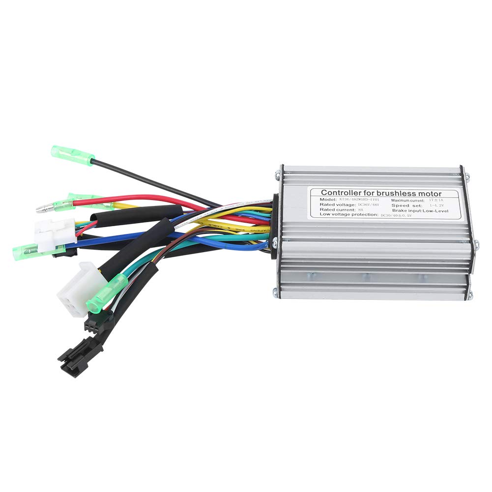 High Reliability E-Bike Controller - Rectangular Motor Controller for Electric Bike Conversion Kits | Perfect for DIY E-Bike Upgrades & Commuting Accessories