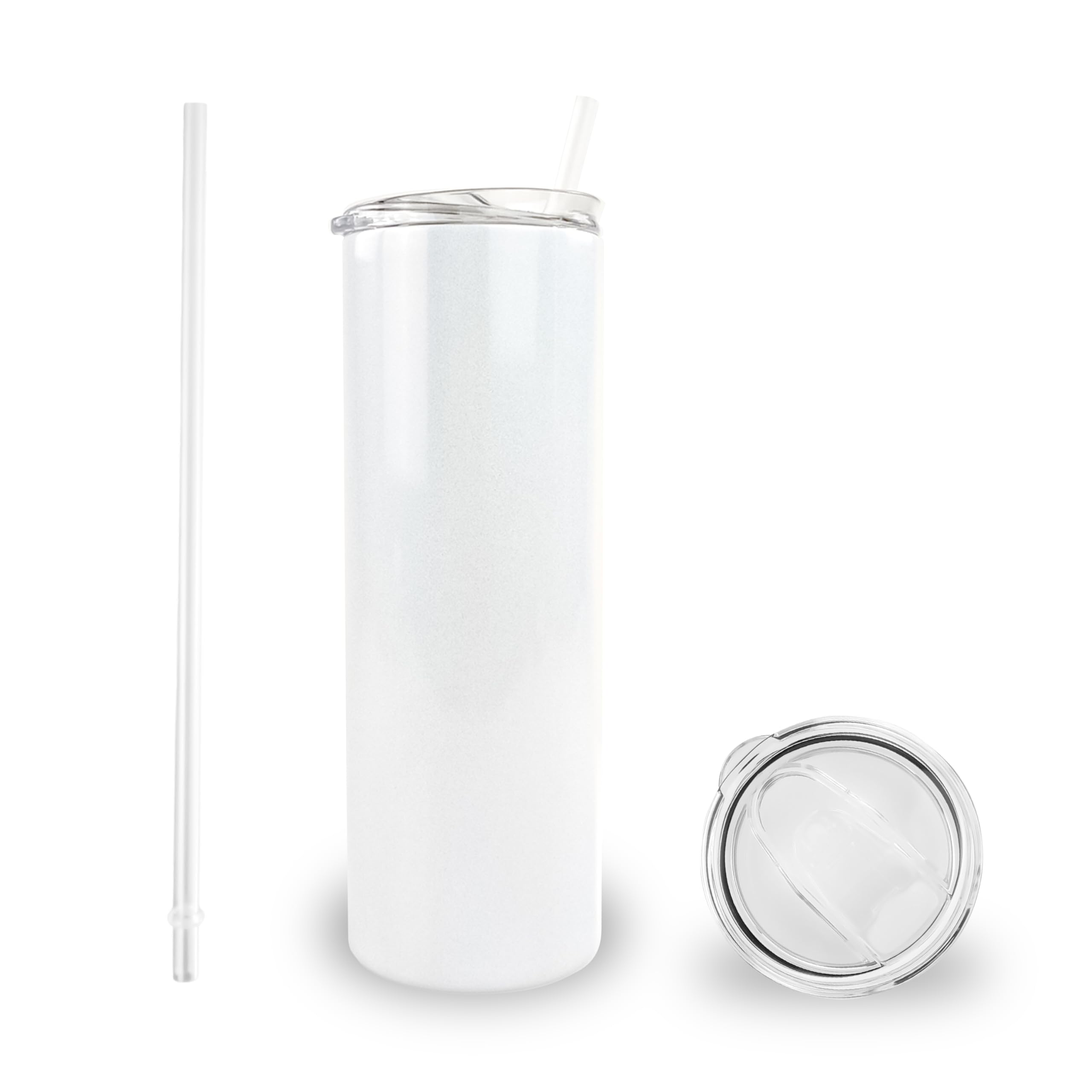 20oz Holographic Sublimation Tumbler with Lid & Straw - 24-Pack Bulk Sublimation Blanks - Insulated Stainless Steel Cups for Custom Designs - Perfect for DIY Crafts, Promotional Gifts & Personalized Drinkware