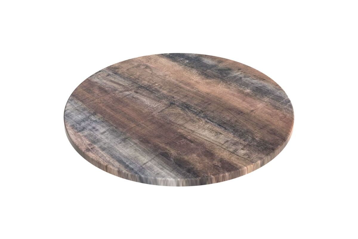 SM France Werzalit Duratop Round Table Top 800mm - Durable Restaurant & Cafe Furniture for Indoor/Outdoor Dining Areas