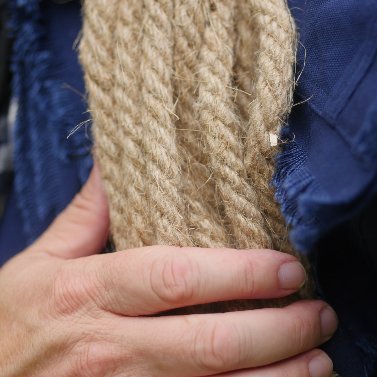Premium 1/2 Inch Hemp Rope - Natural Fiber Twisted Rope for Crafts, DIY Projects, Gardening & Outdoor Use - Strong & Durable Hemp Cord for Macrame, Climbing, Decor & More