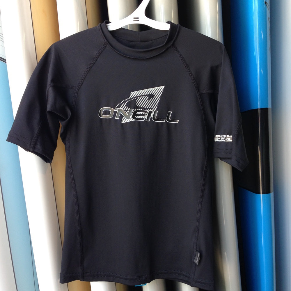 O'Neill Youth Rash Guard - Short Sleeve UPF 50+ Sun Protection Swim Shirt for Boys & Girls - Perfect for Swimming, Surfing, and Beach Activities