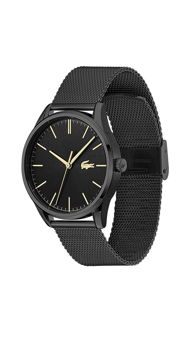 Lacoste Vienna Men's Quartz Watch - Stainless Steel Case Waterproof Dress Watch for Business & Casual Wear - Elegant Fashion Timepiece for Office, Date Night & Special Occasions