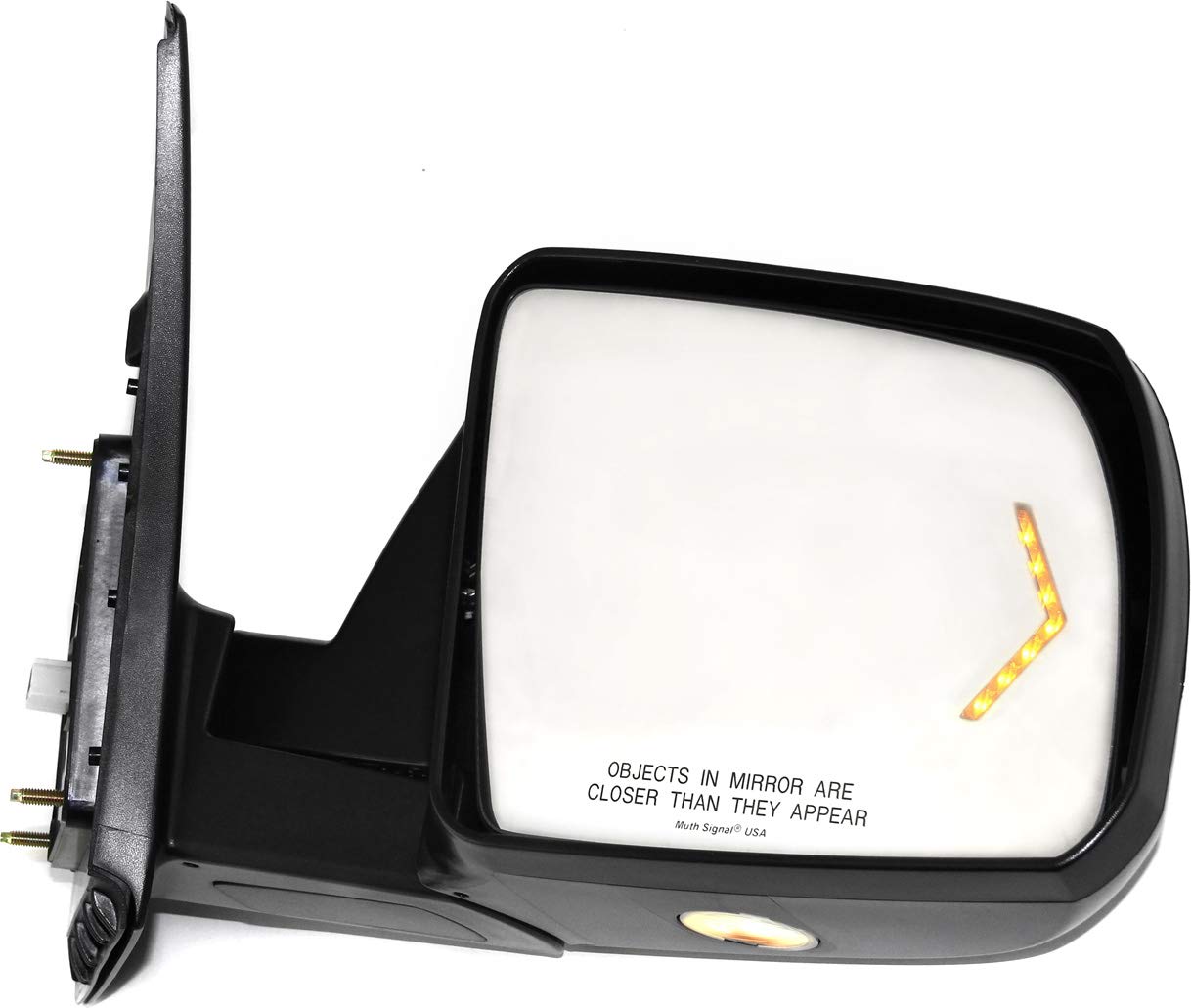 2007-2013 Toyota Tundra Power Heated Mirrors - Driver & Passenger Side with Signal Light, Memory Function, Puddle Lamp & Chrome Finish | Kool Vue Replacement Auto Parts for Winter Driving & Night Visibility