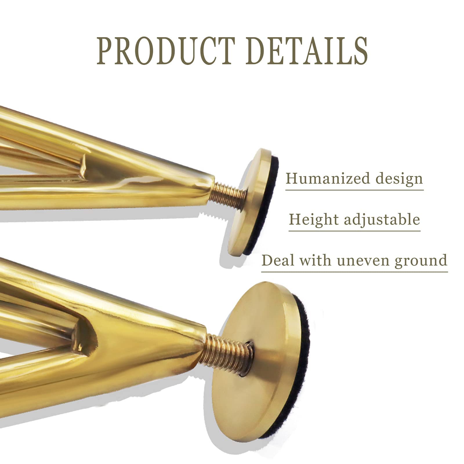 Heavy Duty Adjustable Stainless Steel Table Legs - 4 Pack with Screws (Silver, 20cm/8in) - Perfect for DIY Furniture, Bathroom Cabinets, Kitchen Islands & More