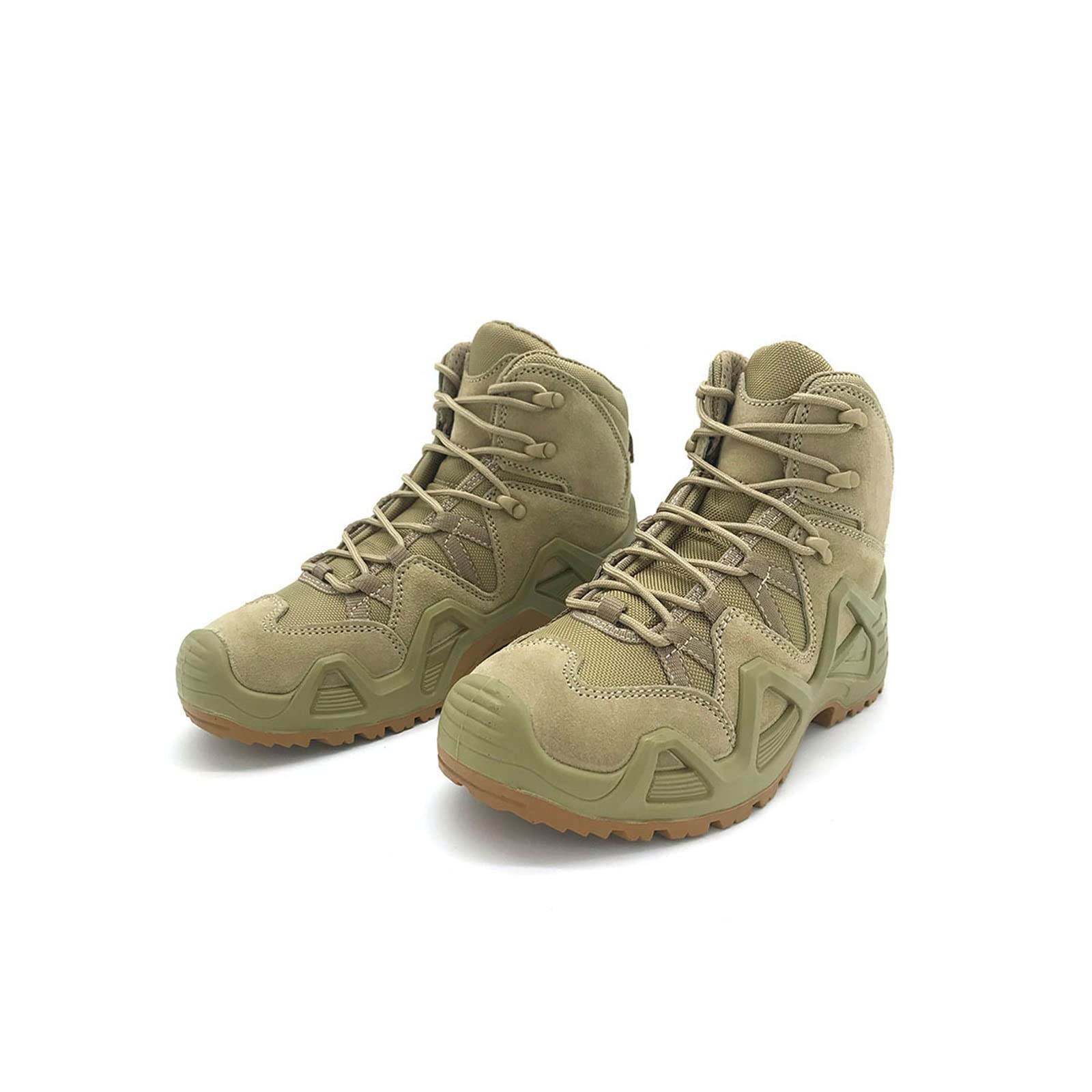 GAGC Men's Mid-Cut High-Top Hiking Boots - Waterproof Outdoor Training Shoes for Autumn & Winter - Size 8.5 - Ideal for Trail Hiking, Camping & Cold Weather Adventures