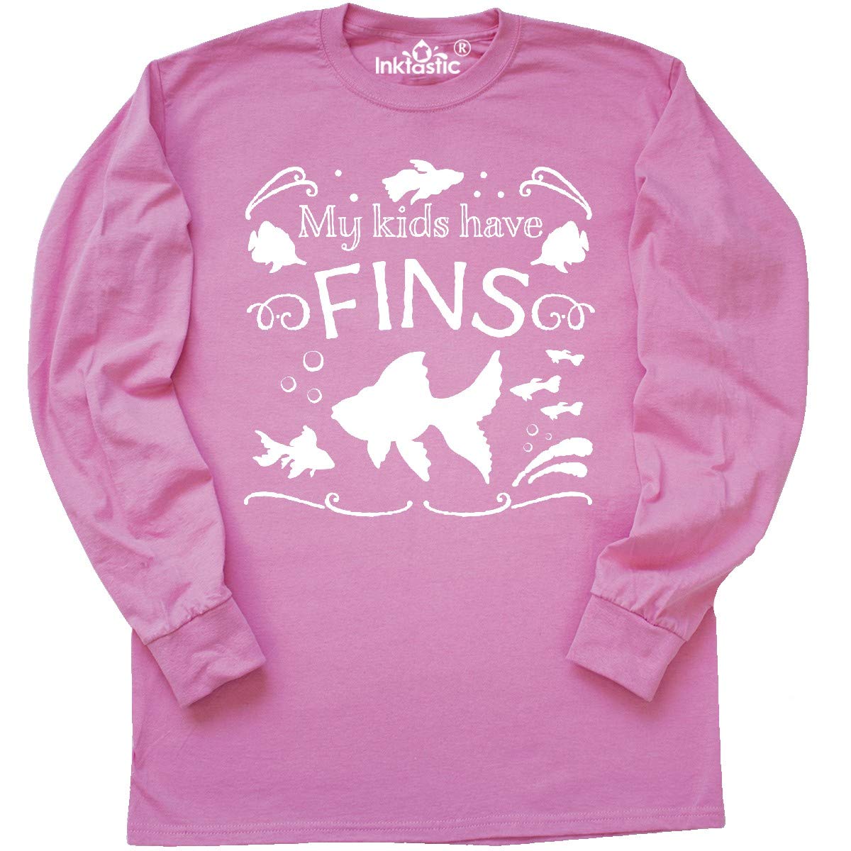 My Kids Have Fins Fish Family Pet T-Shirt - Fun Beach & Pool Outfit