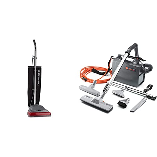 Sanitaire SC679K Upright Vacuum & Hoover CH30000 Canister Cleaner - Lightweight for Home & Office