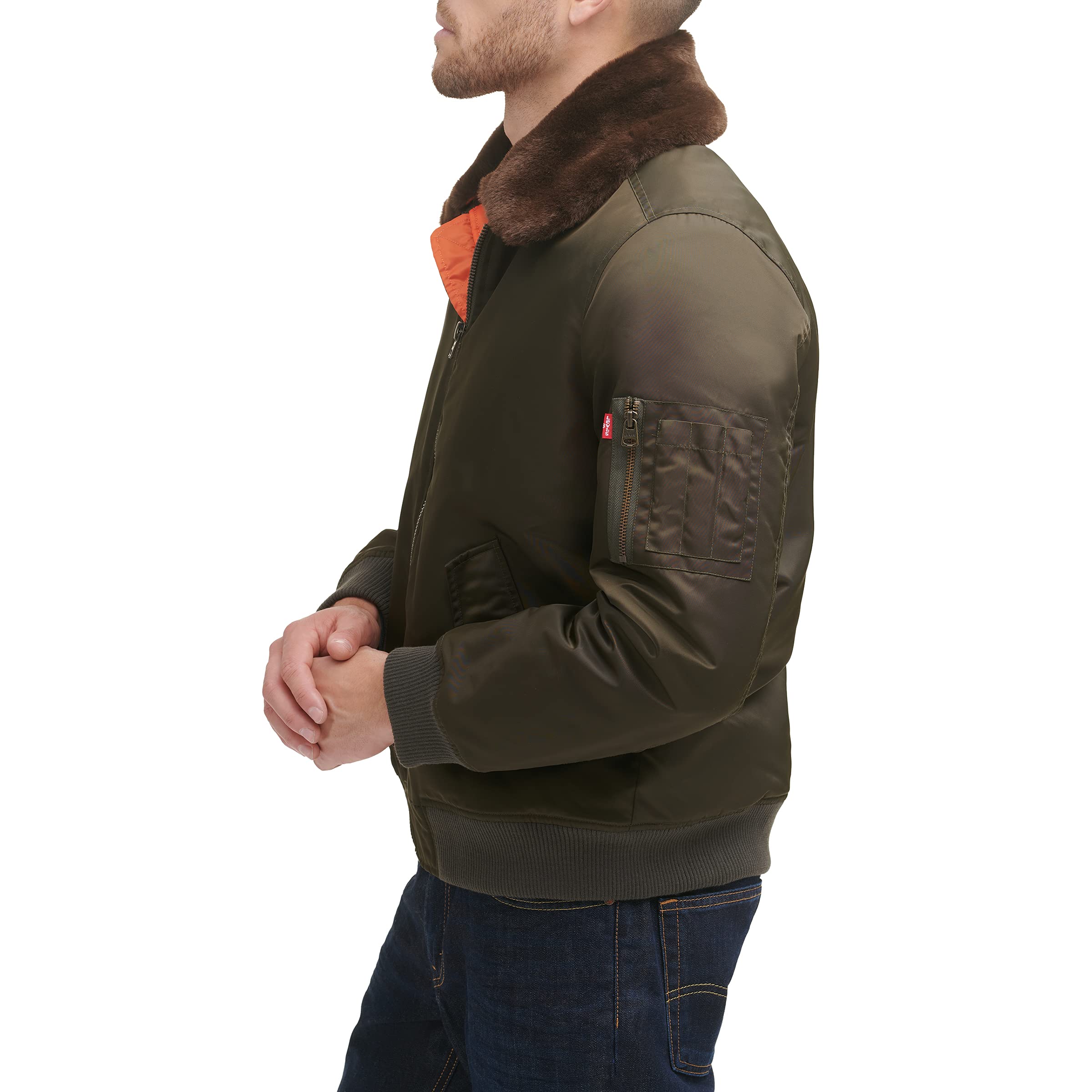 Levi's Men's MA-1 Flight Jacket - Classic Bomber Jacket for Men | Water-Resistant & Lightweight | Perfect for Casual Wear, Travel & Outdoor Adventures