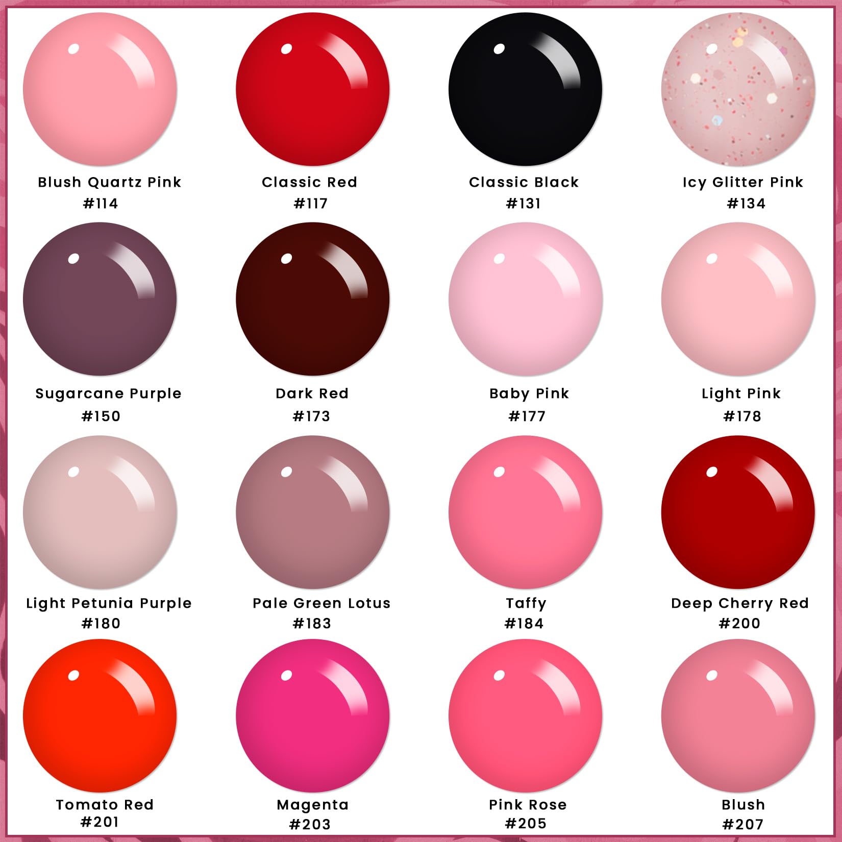 PHOENIXY 40Pcs Gel Nail Polish Kit with 48W UV LED Lamp - Pink Red Black Nail Colors Set for DIY Manicure at Home, Salon Quality Nail Art Gifts for Women & Girls (Perfect for Parties, Weddings, Holidays & Everyday Wear)