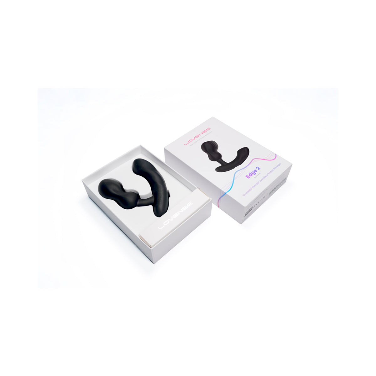 Lovense Edge 2 Prostate Massager for Men - Powerful Remote Control Vibrator with App - Perfect for Solo Play & Couples Intimacy