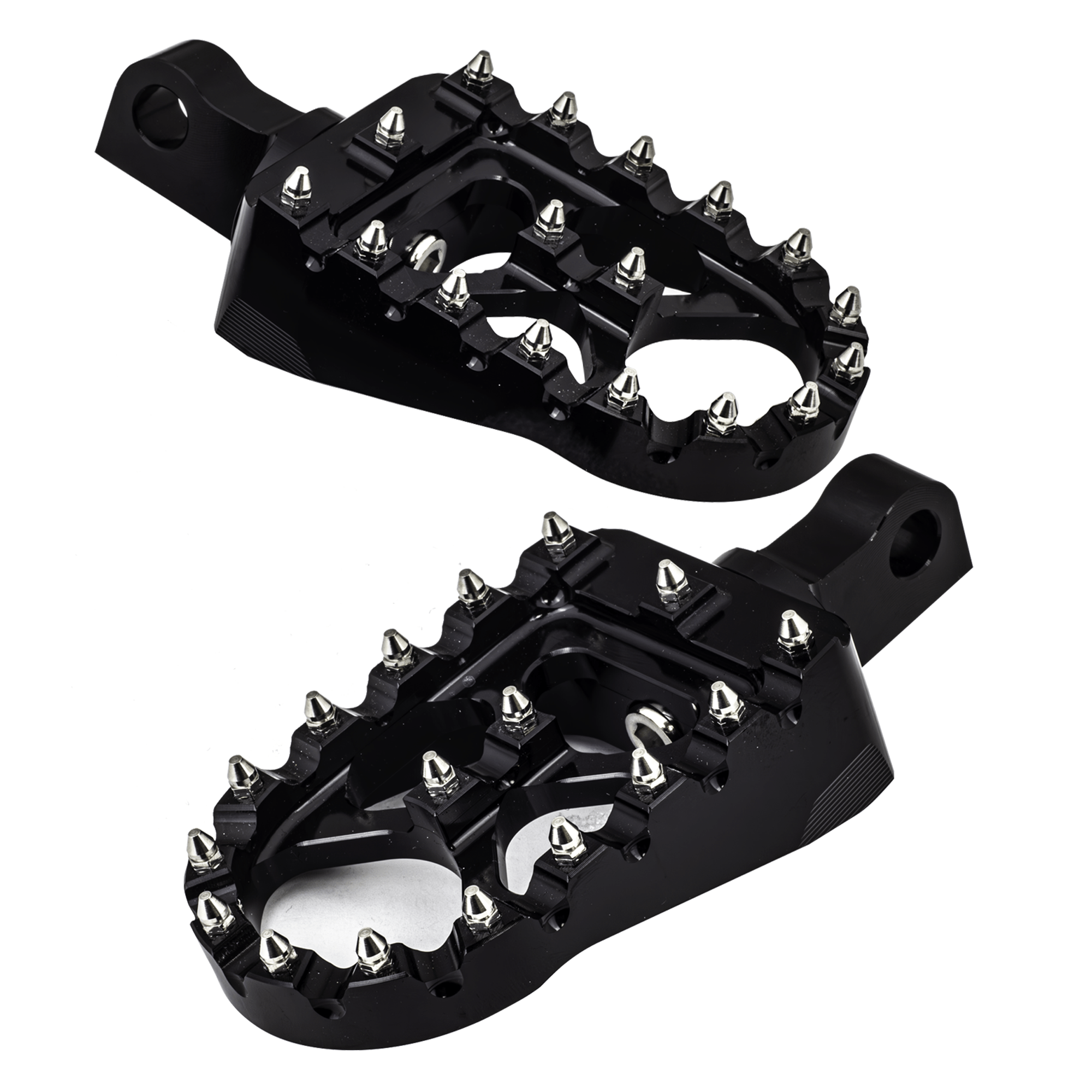Premium IRONGRIP MX Style Passenger Foot Pegs for Harley Davidson Softail - Durable Motorcycle Accessories for Comfort & Safety - Perfect for Long Rides & Adventure Touring