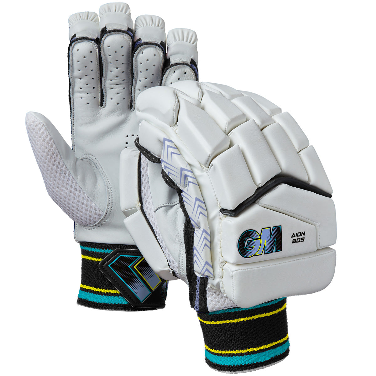 Gunn & Moore Aion 909 Cricket Batting Gloves (2025) - Premium Leather Protection for Cricket Players | Perfect for Practice & Match Play