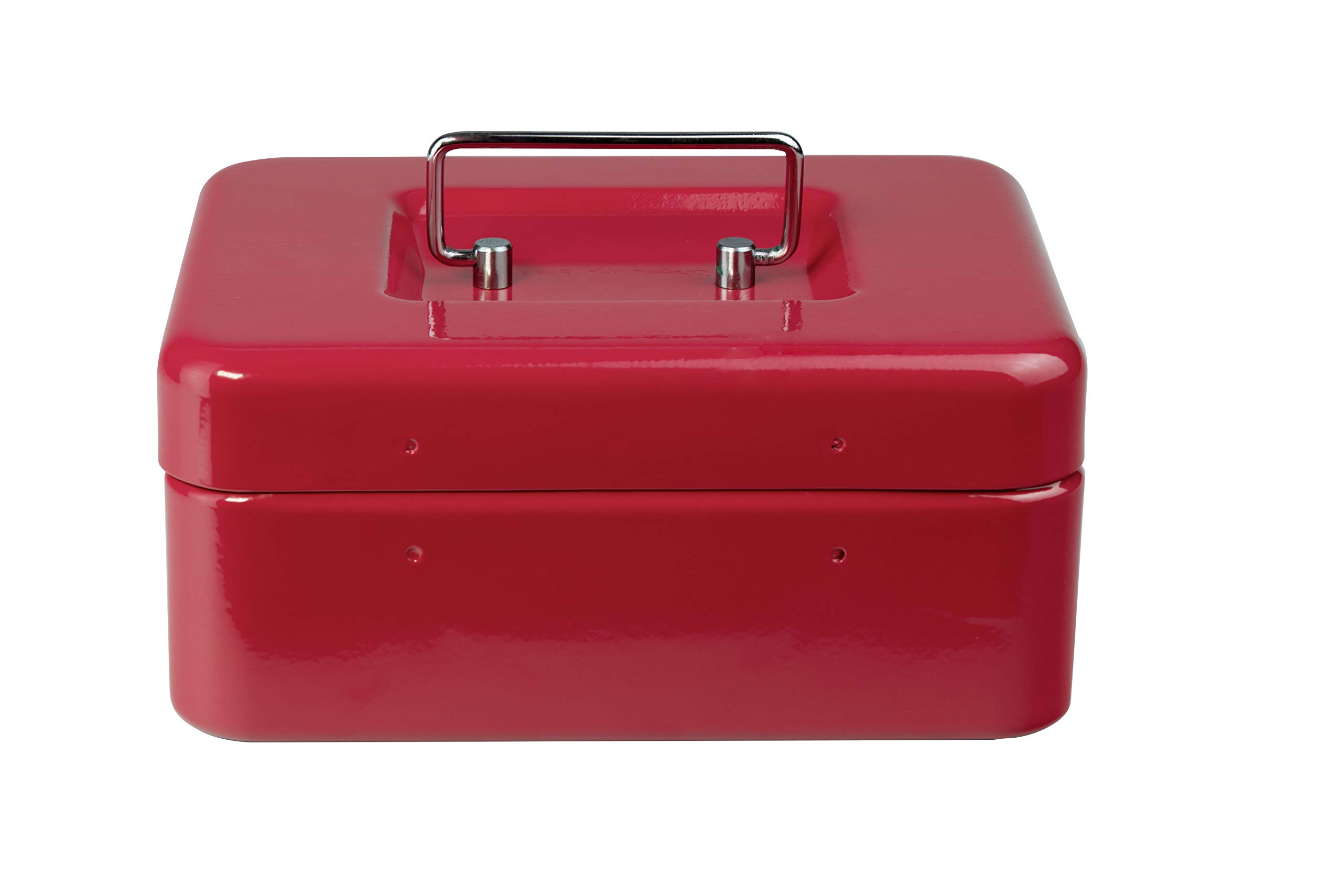 Burg-Wächter Secure Steel Lock Box with Combination Lock - Code 5020, Red | Ideal for Home, Office & Travel Security (Safe Storage for Valuables, Keys & Documents)