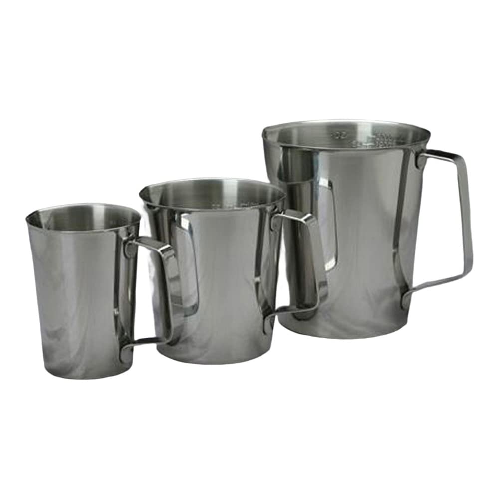 Premium T1062 Stainless Steel Measuring Cup Set - 16 oz Capacity for Baking, Cooking & Mixing - Durable Graduated Kitchen Utensils for Liquid & Dry Ingredients