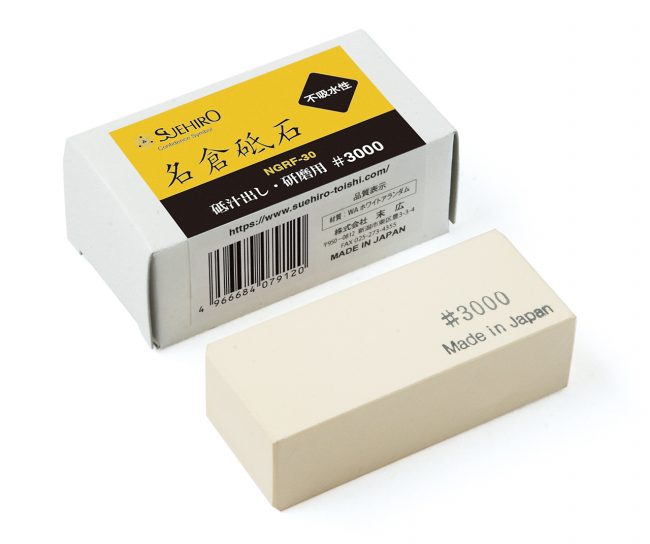 SUEHIRO Nagura #3000 Grit Whetstone for Knife Sharpening & Polishing - Natural Whetstone Waterstone for Honing Razors, Chisels & Kitchen Knives - Perfect for Home Chefs & Woodworkers