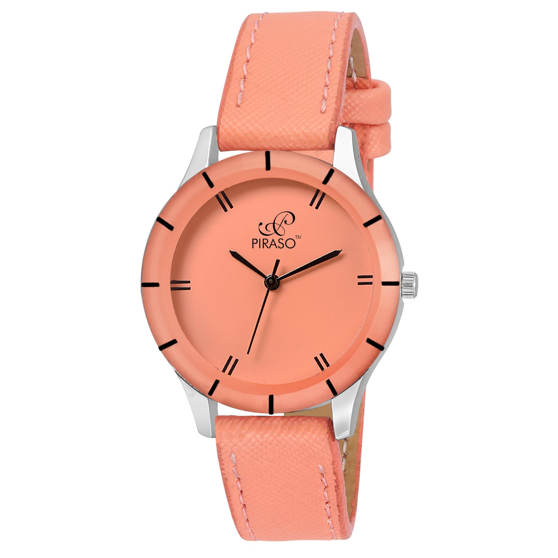 Piraso Analog Pink Dial Women's Watch - Stylish Casual & Dress Timepiece for Everyday Wear, Office, and Special Occasions