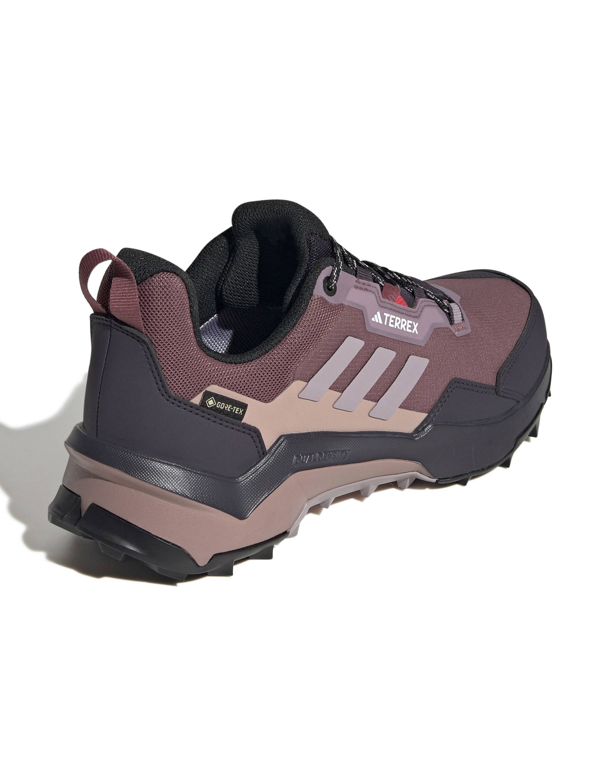 Terrex AX4 Gore-Tex Hiking Shoes for Men & Women - Waterproof Trail Running Shoes in Quiet Crimson/Preloved Fig/Warm Clay | Perfect for Outdoor Adventures, Mountain Climbing & Daily Wear