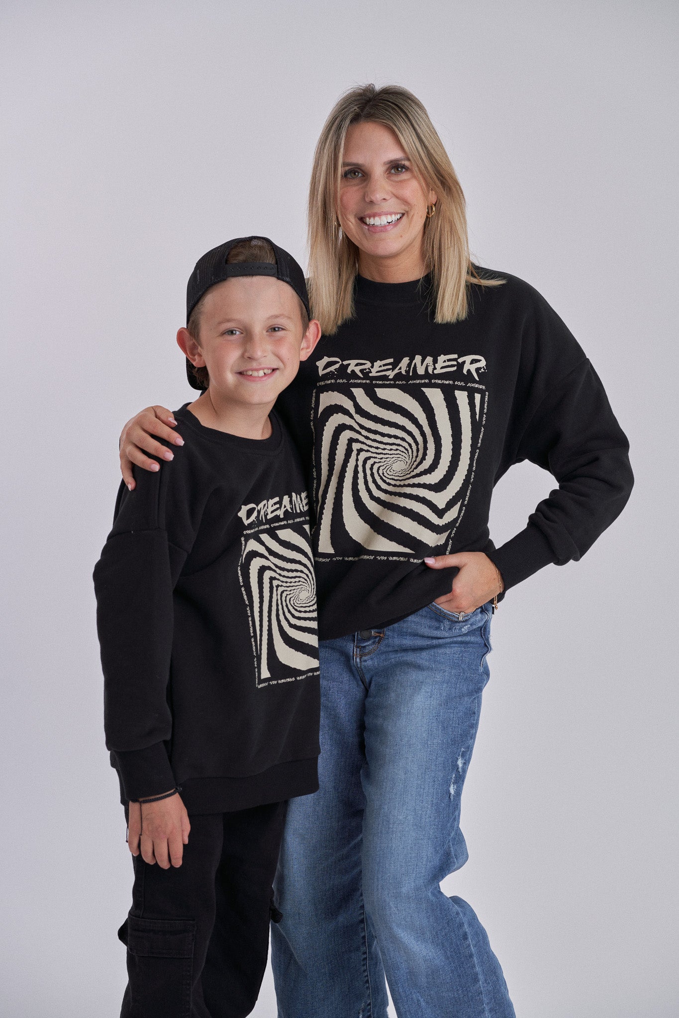Goal Achiever Crewneck Sweatshirt - Black | Comfortable & Stylish Pullover for Men & Women | Perfect for Workouts, Casual Wear & Outdoor Activities