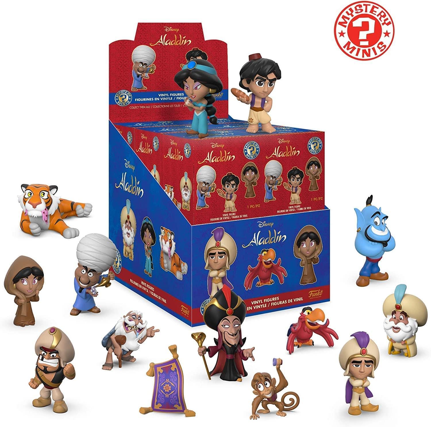 Funko 35764 Disney Aladdin Mystery Mini Blind Box - 1 Random Collectible Figure - Perfect for Disney Fans, Collectors & Gift Giving