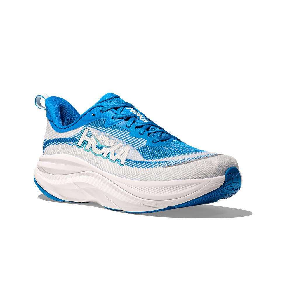Hoka One One Skyflow Running Shoes - Blue Frost | Lightweight & Cushioned for Road Running & Trail Jogging