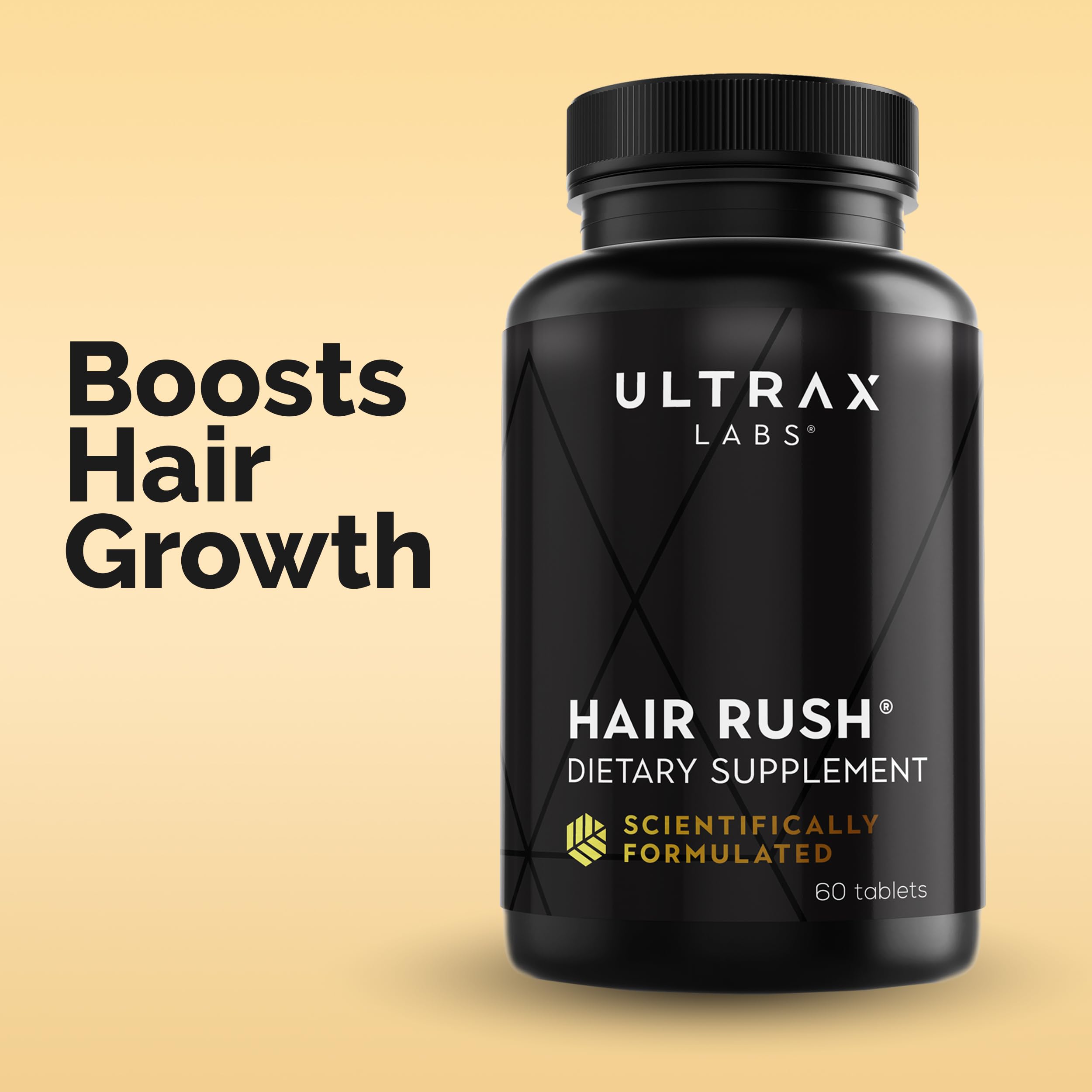 Hair Growth Vitamins with Solubilized Keratin - 23 Essential Nutrients for Thicker, Stronger Hair - Clinically Proven Supplement - 1 Month Supply - Perfect for Thinning Hair & Daily Hair Care Routine