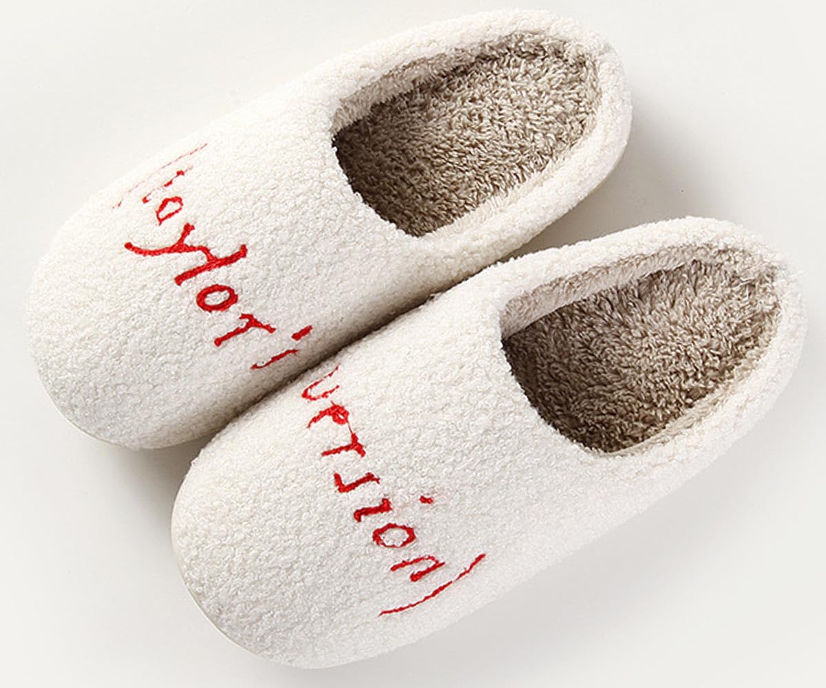 **Taylor's Cozy Memory Foam Slippers for Women & Men - Soft Fuzzy Indoor House Slippers, Comfortable Non-Slip Bedroom Shoes for Fall & Winter - Perfect for Relaxing at Home, Lounging & Keeping Feet Warm**
