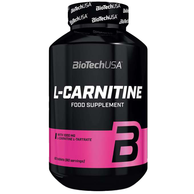 BioTechUSA L Carnitine 60 Tablets - Premium Fat Burner & Energy Booster for Weight Loss, Workout & Fitness Performance