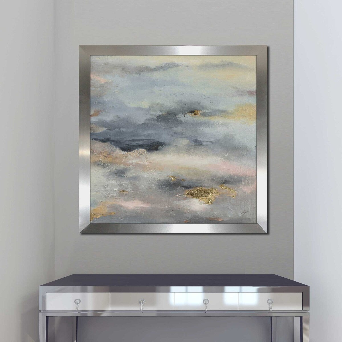 Square Acrylic Night Light - Glow in The Dark Wall Art for Bedroom, Nursery & Home Decor