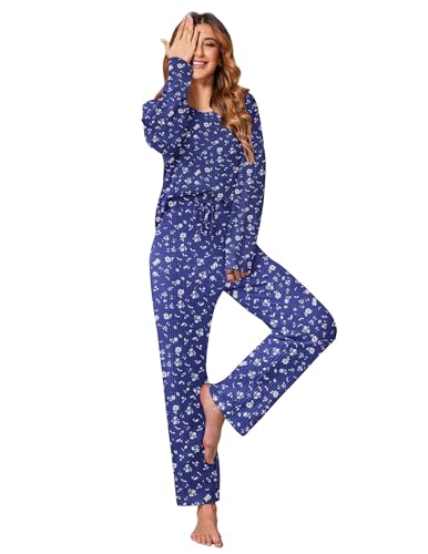 Blue Floral Print